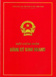 giấy chứng nhận đăng ký kinh doanh
