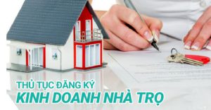 thủ tục đăng ký kinh doanh nhà trọ